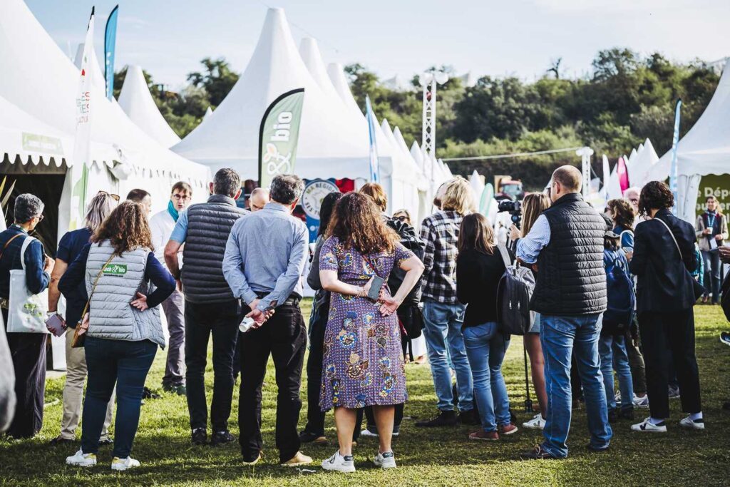 Des Visiteurs Professionnels Au Salon Tech&bio 2025 Salon Agricole En Drôme