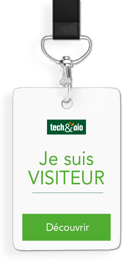 Badge Je Suis Visiteur Salon Ttech&bio Visiter Le Salon